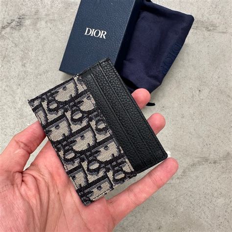 dior homme card holder price|Dior oblique card holder.